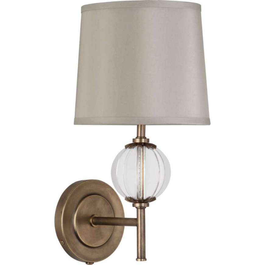 Picture of LATITUDE WALL SCONCE IN AGED BRASS FINISH WITH CLEAR GLASS ACCENTS 3374