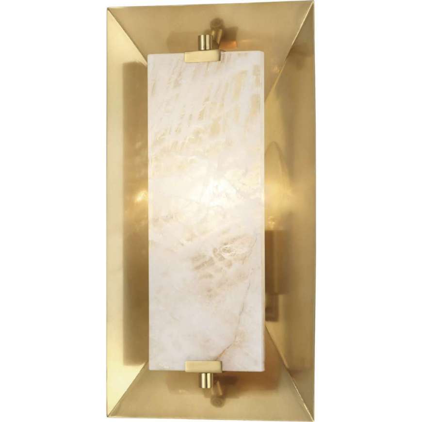 Picture of GEMMA WALL SCONCE IN MODERN BRASS FINISH W/ ROCK CRYSTAL ACCENT 373