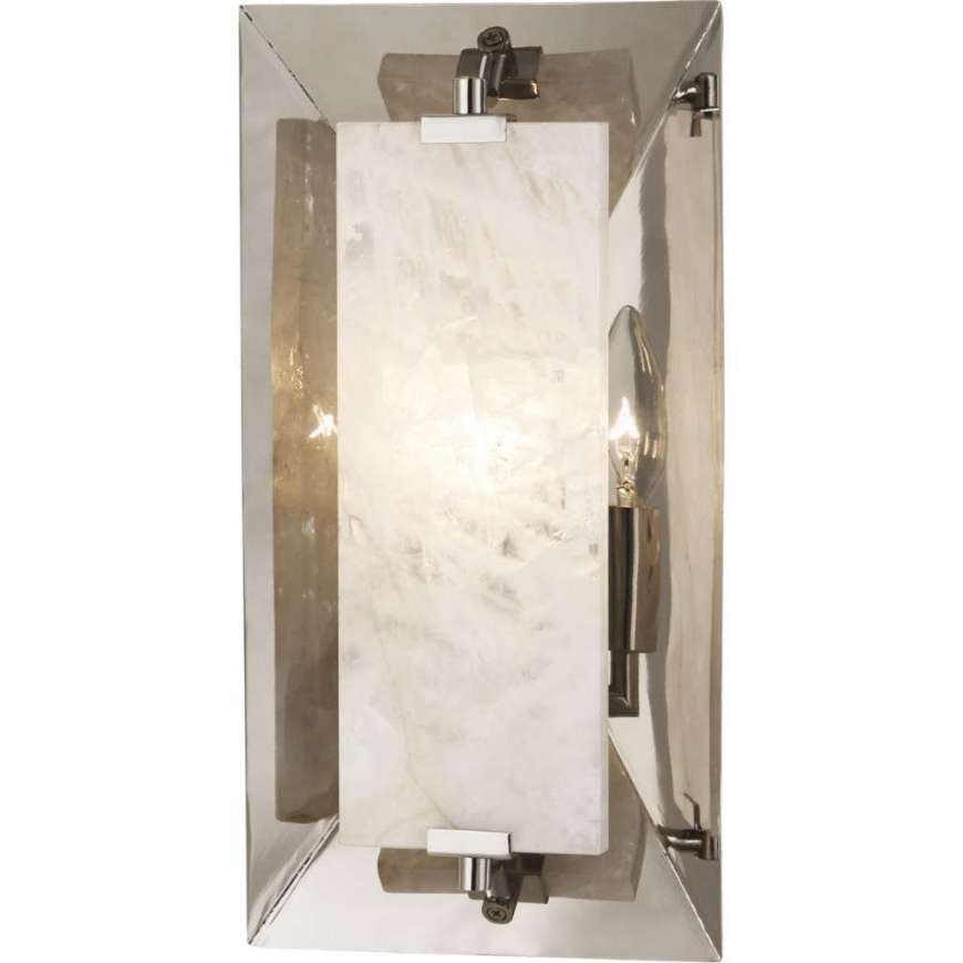 Picture of GEMMA WALL SCONCE IN POLISHED NICKEL FINISH W/ ROCK CRYSTAL ACCENT S373