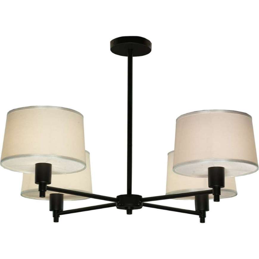 Picture of REAL SIMPLE CHANDELIER IN MATTE BLACK POWDER COAT FINISH OVER STEEL 1837