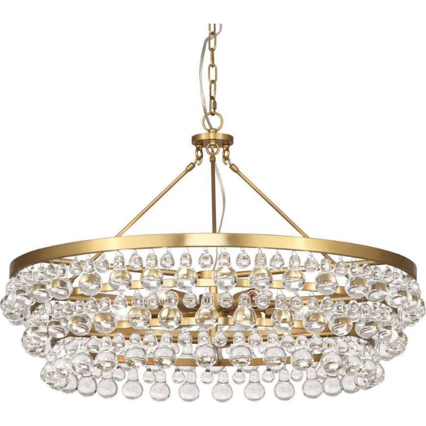 Picture of BLING CHANDELIER IN ANTIQUE BRASS 1004