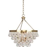 Picture of BLING CHANDELIER IN ANTIQUE BRASS 1000