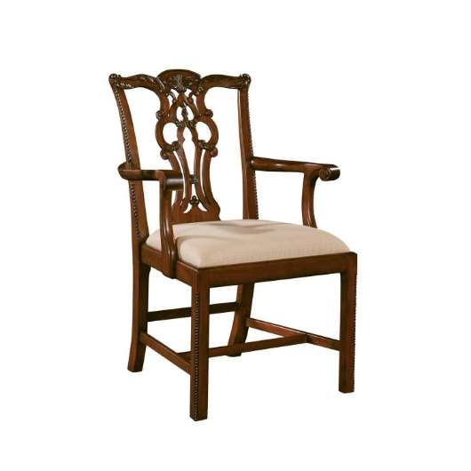 Picture of MASSACHUSETTS AGED REGENCY ARM CHAIR   