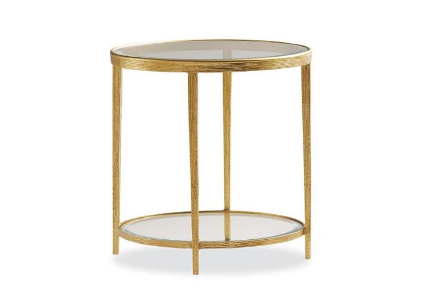 Picture of JINX BRASS ROUND SIDE TABLE   