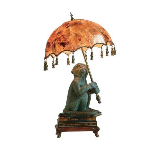 Picture of PARASOL MONKEY LAMP     