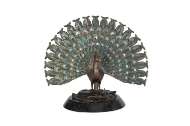 Picture of PUFFED PEACOCK SCULPTURE     