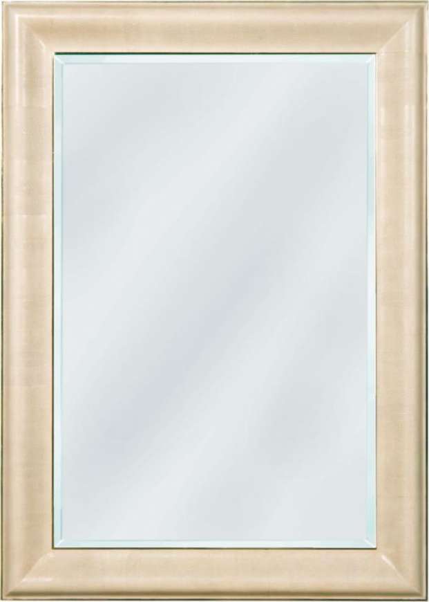 Picture of FAUX IVORY SHAGREEN LEATHER MIRROR   