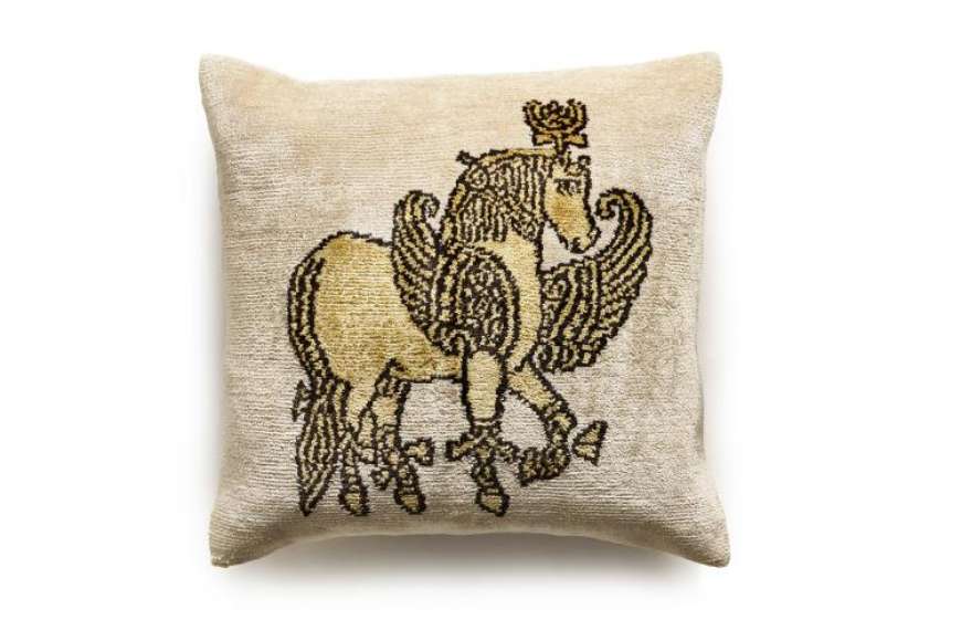 Picture of CREAM HORSE PILLOW     