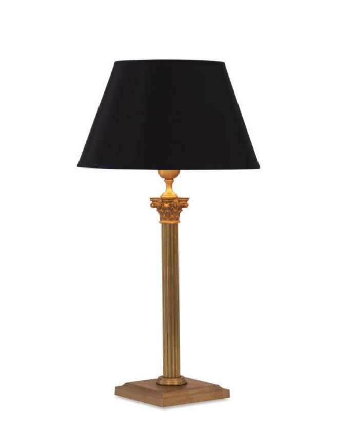 Picture of TABLE LAMP IN ANTIQUE BRASS   