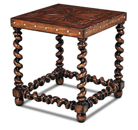 Picture of SERPENTINE SIDE TABLE (SH06-062509)    