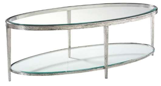 Picture of JINX NICKEL OVAL COCKTAIL TABLE   