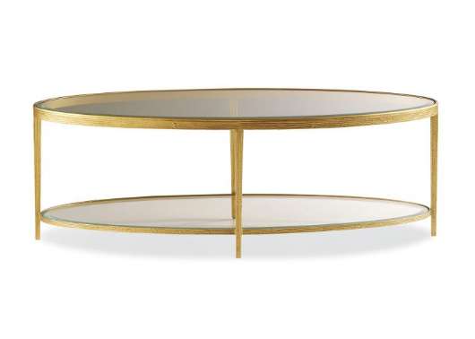 Picture of JINX BRASS OVAL COCKTAIL TABLE   