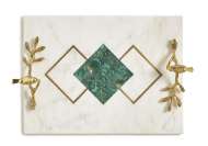 Picture of MALACHITE SPARROW TRAY     