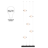 Picture of ABACUS 5-LIGHT FLOOR TO CEILING PLUG-IN LED LAMP