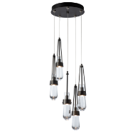 Picture of LINK 5-LIGHT CLEAR GLASS PENDANT