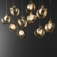 Picture of RIZA 10-LIGHT PENDANT