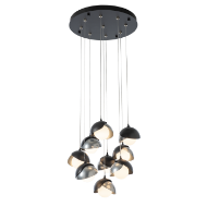 Picture of BROOKLYN 9-LIGHT DOUBLE SHADE PENDANT