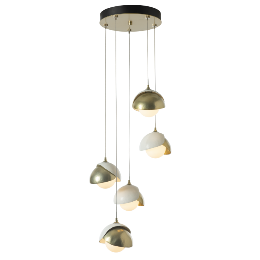 Picture of BROOKLYN 5-LIGHT DOUBLE SHADE PENDANT