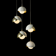 Picture of BROOKLYN 5-LIGHT DOUBLE SHADE PENDANT