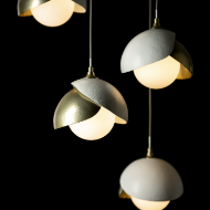 Picture of BROOKLYN 5-LIGHT DOUBLE SHADE PENDANT