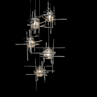 Picture of TURA 5-LIGHT SEEDED GLASS PENDANT