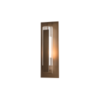 Picture of VERTICAL BAR FLUTED GLASS SMALL OUTDOOR SCONCE