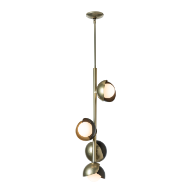 Picture of BROOKLYN 4-LIGHT DOUBLE SHADE VERTICAL PENDANT