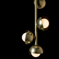 Picture of BROOKLYN 4-LIGHT DOUBLE SHADE VERTICAL PENDANT