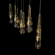 Picture of LINK 10-LIGHT CLEAR GLASS PENDANT