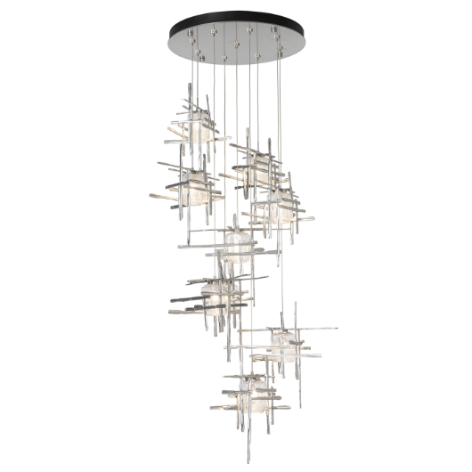 Picture of TURA 9-LIGHT SEEDED GLASS PENDANT