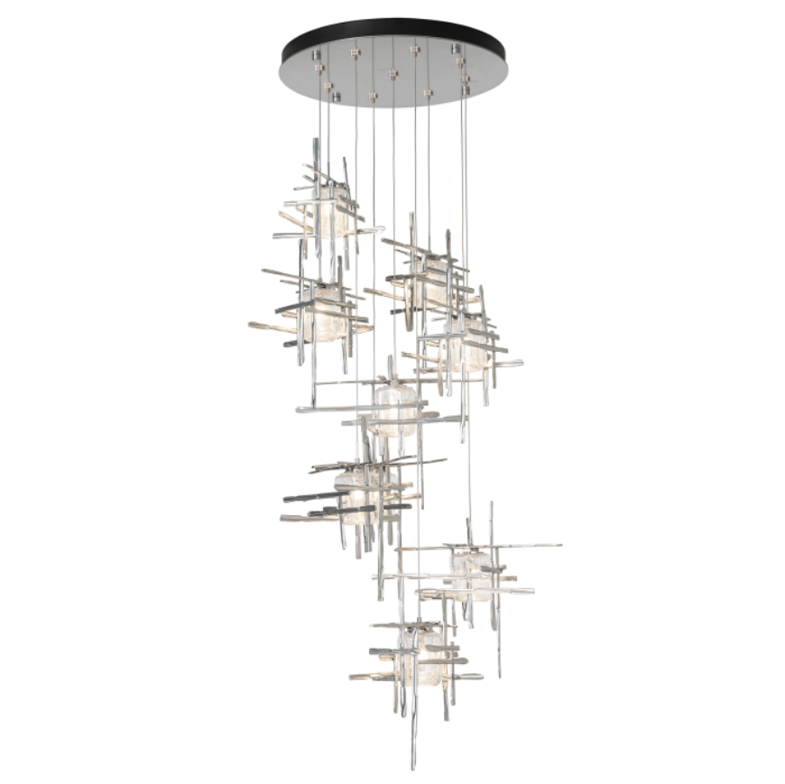 Picture of TURA 9-LIGHT SEEDED GLASS PENDANT