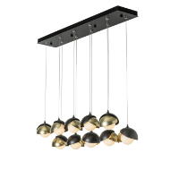 Picture of BROOKLYN 10-LIGHT DOUBLE SHADE PENDANT