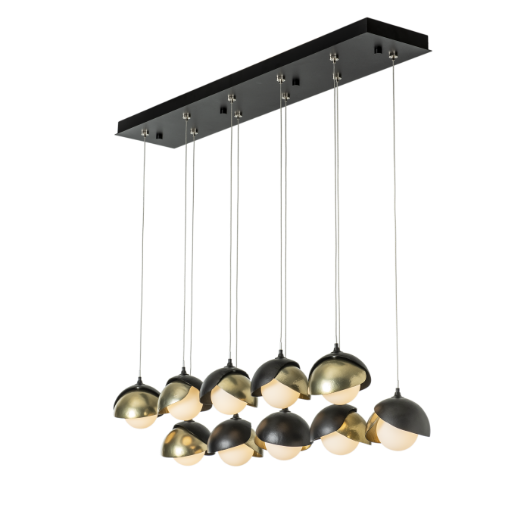 Picture of BROOKLYN 10-LIGHT DOUBLE SHADE PENDANT