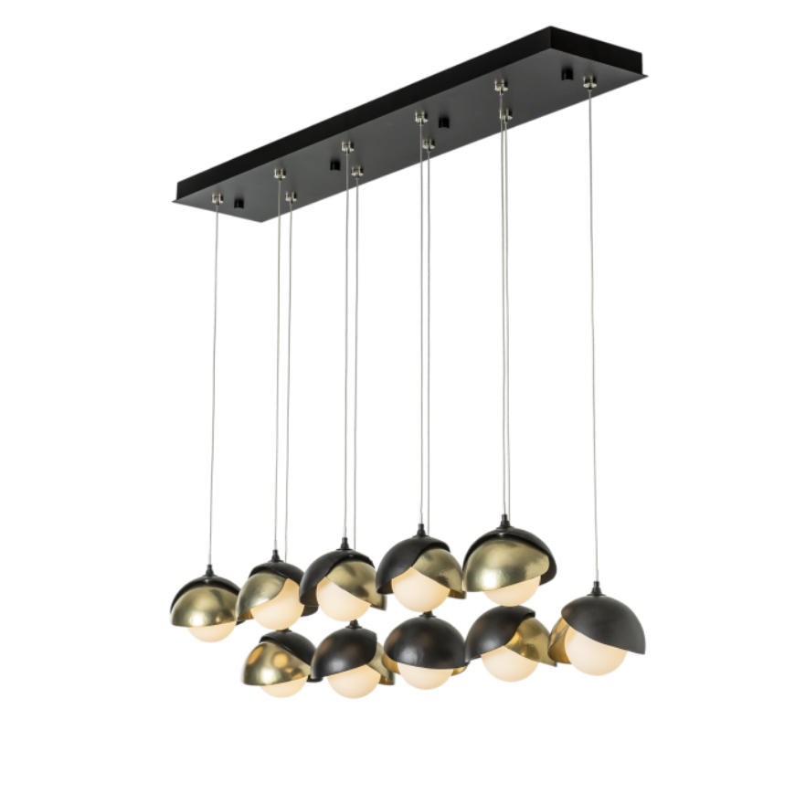 Picture of BROOKLYN 10-LIGHT DOUBLE SHADE PENDANT