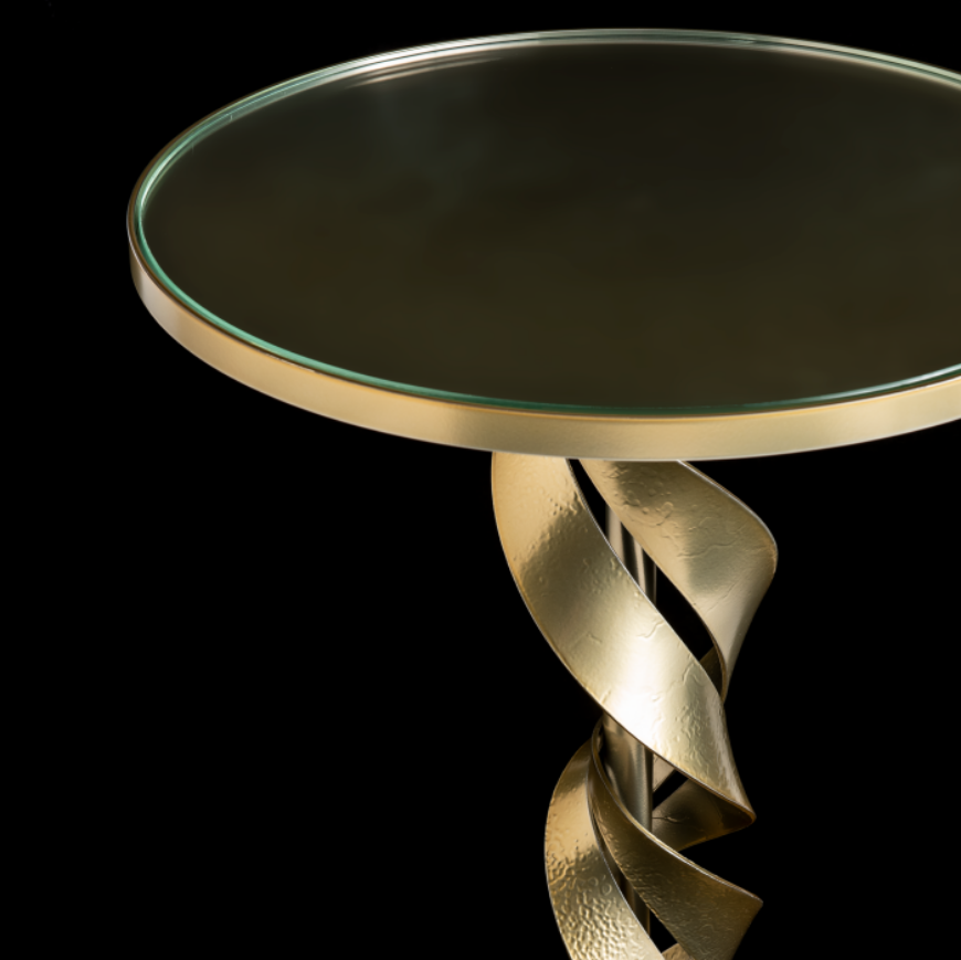 Picture of FOLIO GLASS TOP ACCENT TABLE