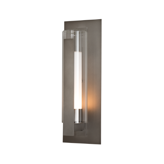 Picture of VERTICAL BAR FLUTED GLASS LARGE OUTDOOR SCONCE