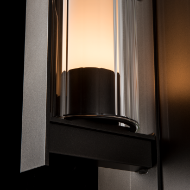 Picture of VERTICAL BAR FLUTED GLASS LARGE OUTDOOR SCONCE