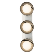 Picture of BROOKLYN 3-LIGHT STRAIGHT DOUBLE SHADE BATH SCONCE