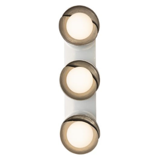 Picture of BROOKLYN 3-LIGHT STRAIGHT DOUBLE SHADE BATH SCONCE