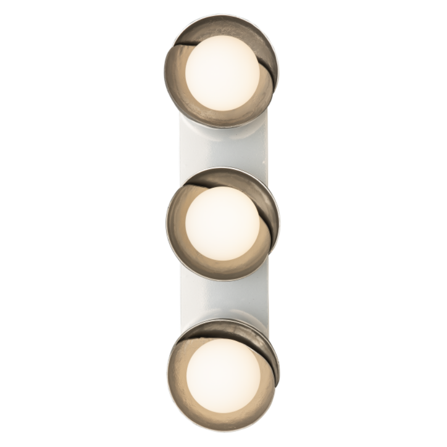 Picture of BROOKLYN 3-LIGHT STRAIGHT DOUBLE SHADE BATH SCONCE