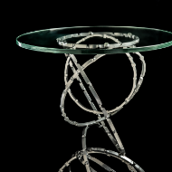 Picture of OLYMPUS GLASS TOP ACCENT TABLE