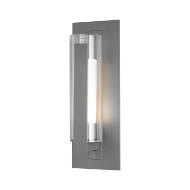 Picture of VERTICAL BAR FLUTED GLASS MEDIUM OUTDOOR SCONCE