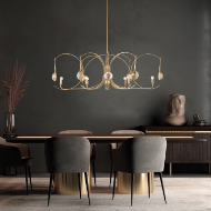 Picture of OPTIC 8-LIGHT OVAL PENDANT