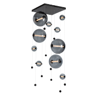 Picture of ABACUS 10-LIGHT SQUARE LED PENDANT