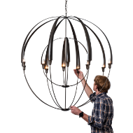 Picture of DOUBLE CIRQUE LARGE SCALE CHANDELIER