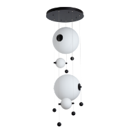 Picture of ABACUS 4-LIGHT ROUND LED PENDANT