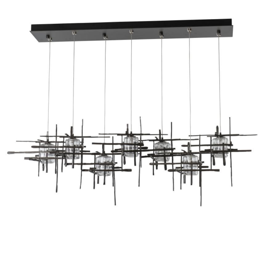 Picture of TURA 7-LIGHT SEEDED GLASS PENDANT