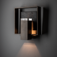 Picture of SHADOW BOX MEDIUM W/SLATE OUTDOOR SCONCE