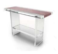 Picture of LEATHER WRAP CONSOLE TABLE