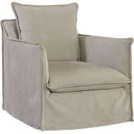 Picture of LEATHER SLIPCOVERED SWIVEL GLIDER     